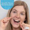 Woven Dental Floss Shred Resistant, Extra Wide Woven Floss Dental, Gentle On Gums, 33 Yards Each