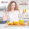 Lemon Squeezer Stainless Steel -CitrusEase Foldable Handheld citrus Squeeze Manual Juicer with Space-Saving Ergonomics Design & Sideways Pivot for Maximum Juice Yield- (Silver).